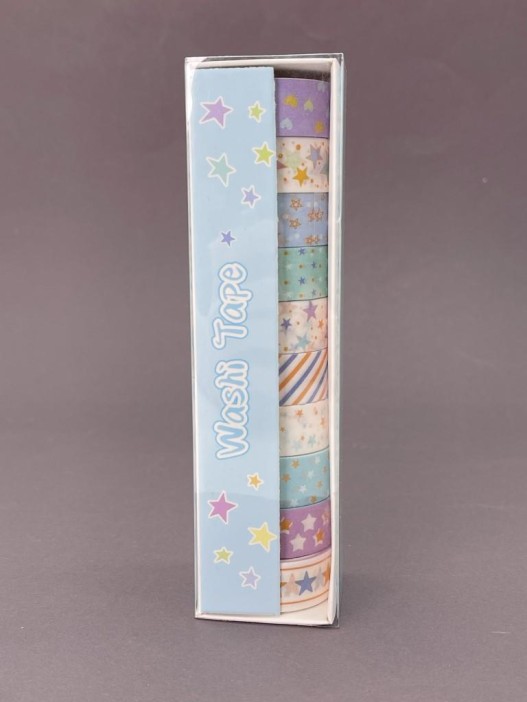 Набор декоративного скотча 10 шт. &quot;Stars&quot; , mix (1.5см*2м) 
