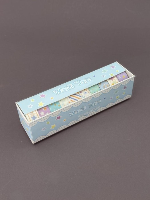 Набор декоративного скотча 10 шт. &quot;Stars&quot; , mix (1.5см*2м) 