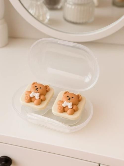 Контейнер для линз "Грустный мишка"