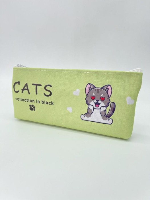 Пенал &quot;Cats collection&quot;, green 