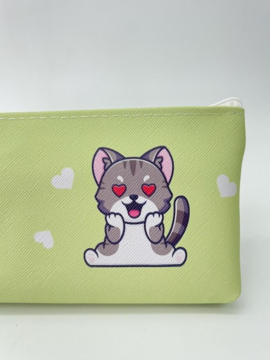 Пенал &quot;Cats collection&quot;, green 