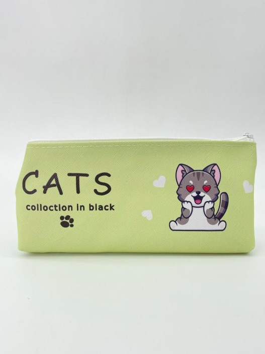 Пенал &quot;Cats collection&quot;, green 