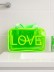 Дорожная косметичка &quot;LOVE&quot; yellow, 30*20*11 см 