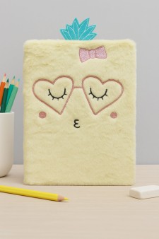 Блокнот плюшевый «Pineapple кiss» (21,5*14,5 см)