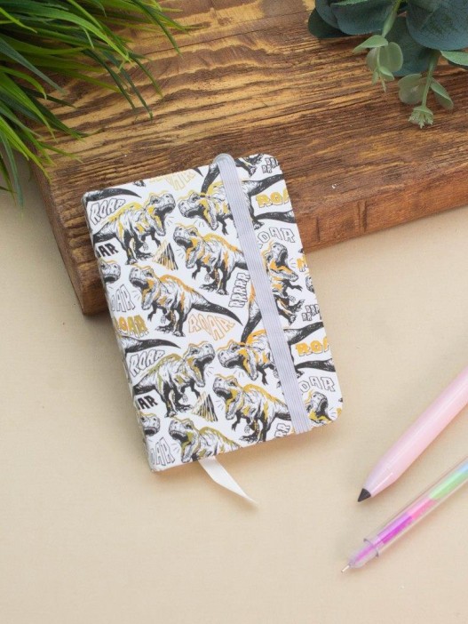 Блокнот (А7) &quot;T-Rex roar&quot;, white (10.5*7.5) 