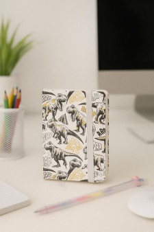 Блокнот (А7) "T-Rex roar", white (10.5*7.5)