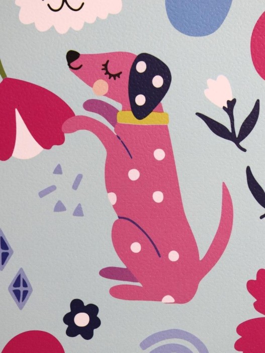 Блокнот (А5) "Fashion dogs", blue (14.5*21)