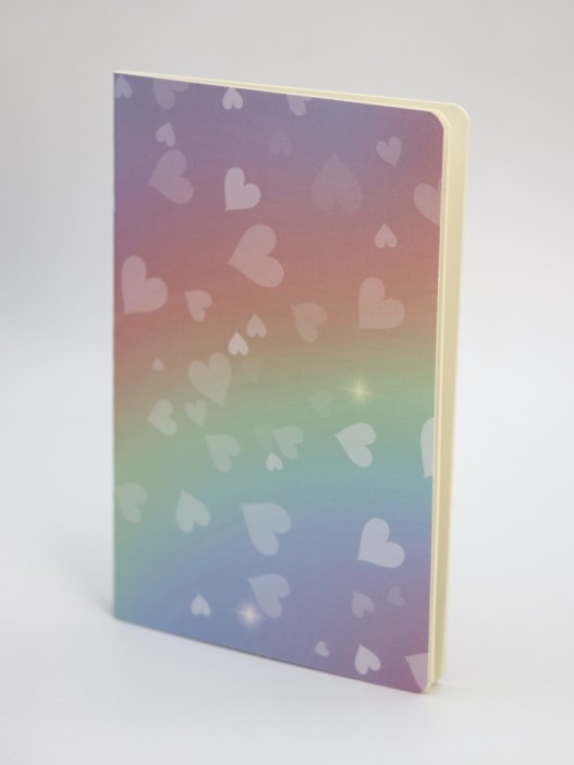 Блокнот (А5) "Rainbow pattern", purple (14.5*21) 