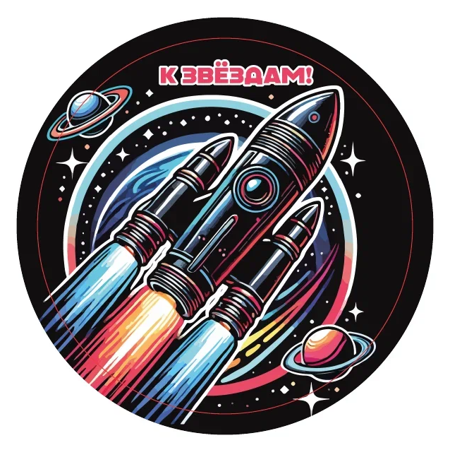 Подставка под горячее iLikeGift «К звёздам!», 9 см 