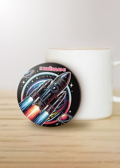 Подставка под горячее iLikeGift "К звёздам!", 9 см