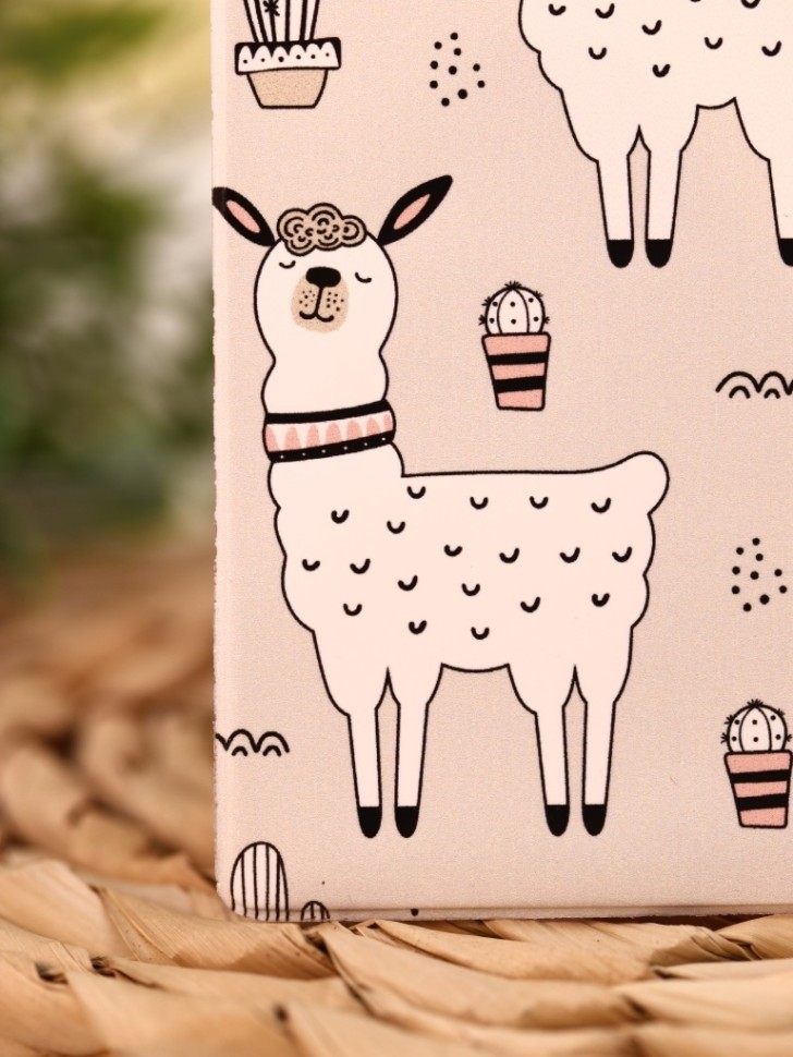 Держатель для карт "Lama Cactus" (6,5 х 9,5 см)