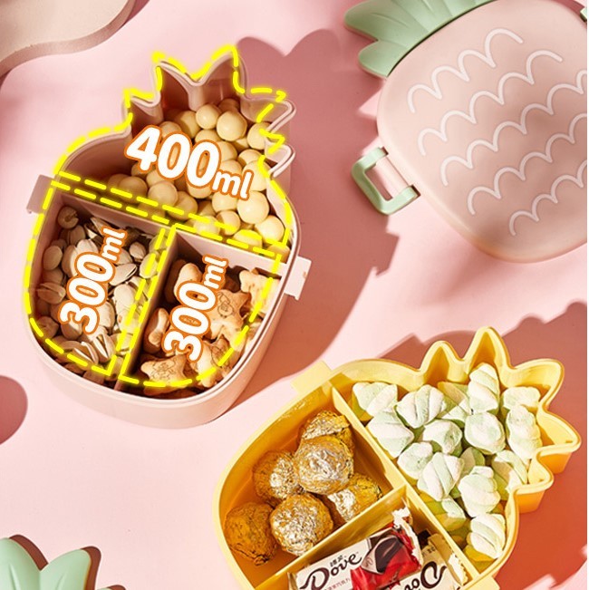 Ланчбокс «Pineapple», yellow, 750 мл 