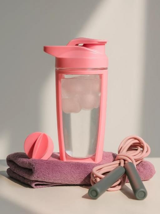 Спортивный шейкер &quot;Frame&quot;, red (600 ml) 