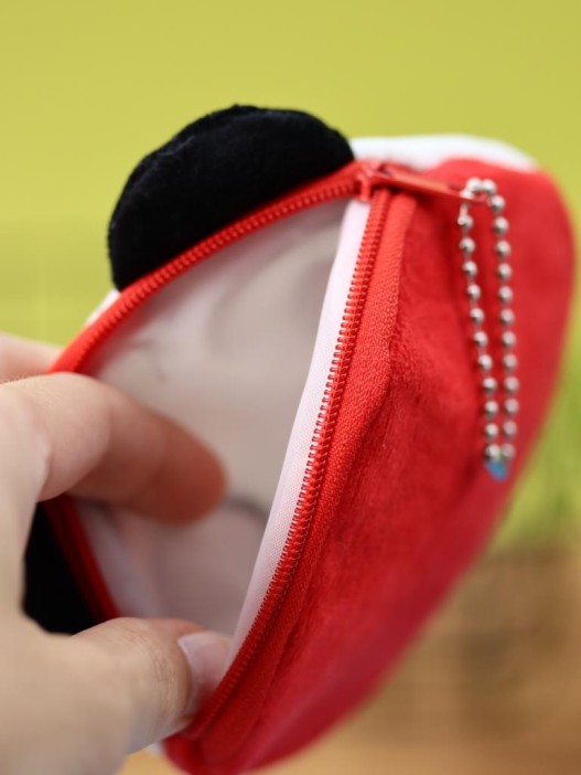 Кошелёк плюшевый &quot;Beautiful Panda&quot;, white (10*11 см) 