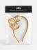 Ободок для волос GIRLY &quot;Heart of gold&quot;, gold 