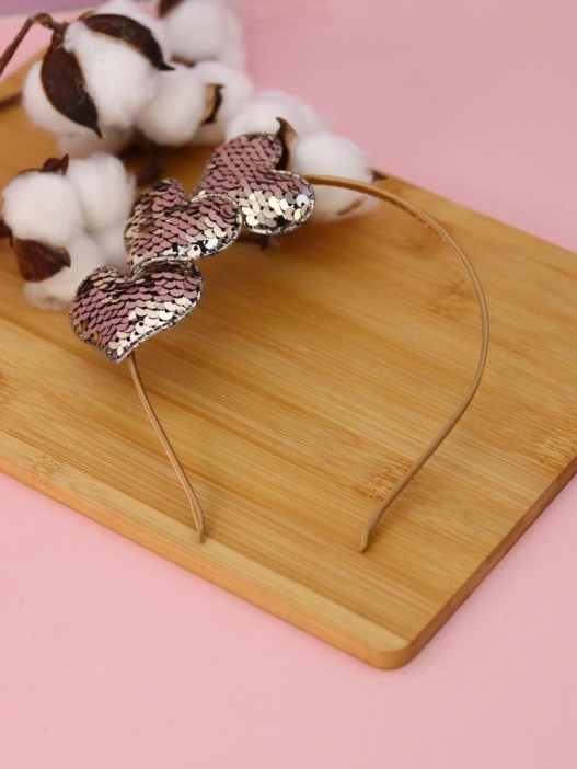 Ободок для волос GIRLY &quot;Heart of gold&quot;, gold 