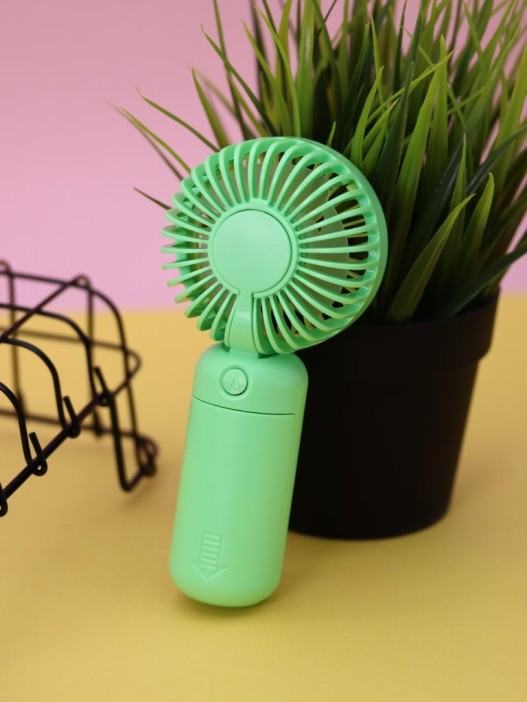 Портативный ручной вентилятор iLikeGift «Простой», зеленый 