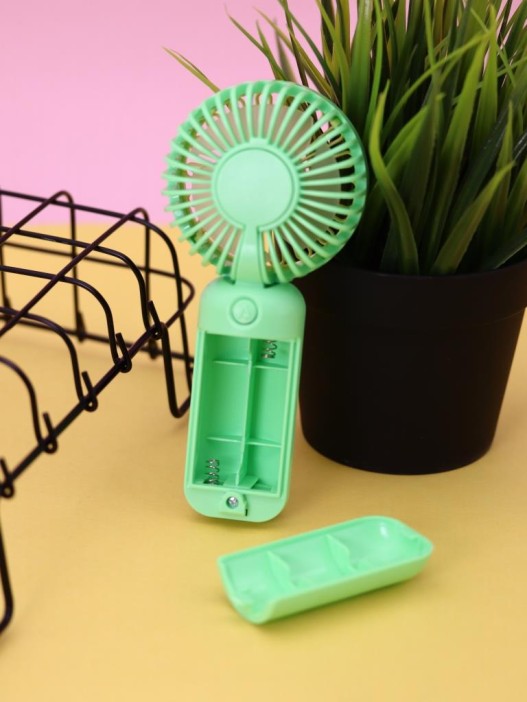Портативный ручной вентилятор iLikeGift «Простой», зеленый 
