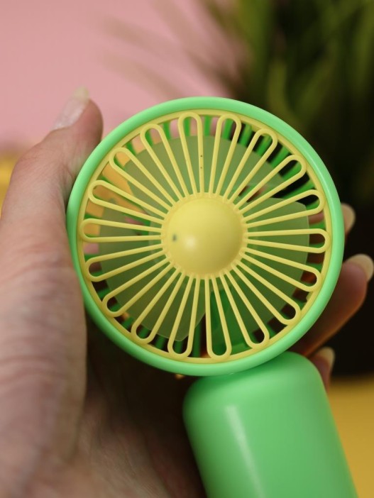Портативный ручной вентилятор iLikeGift «Простой», зеленый 