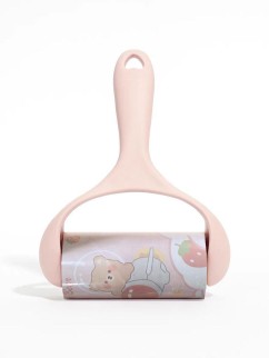 Ролик для чистки одежды "Pink teddy bear", 10 см*60 листов