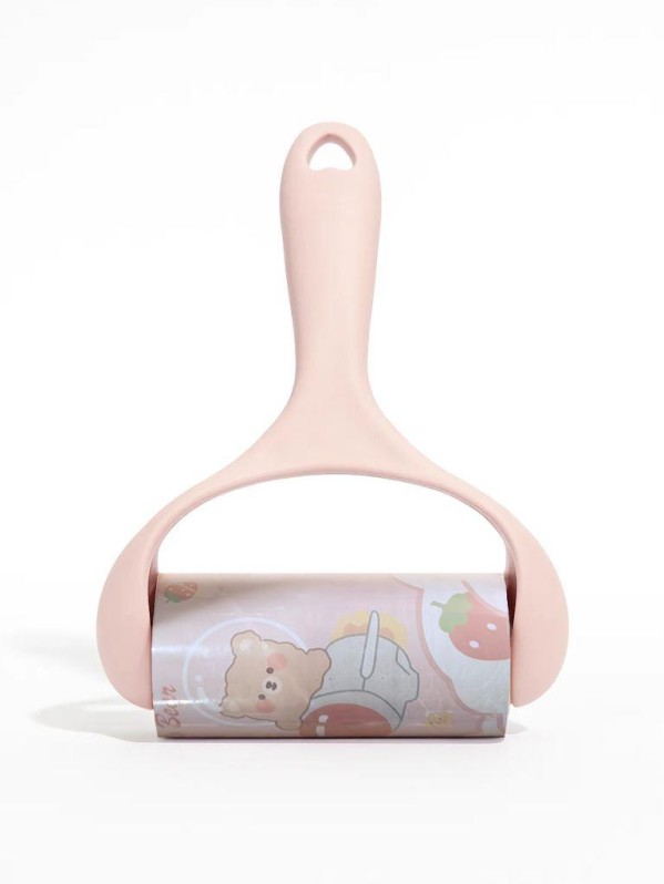Ролик для чистки одежды &quot;Pink teddy bear&quot;, 10 см*60 листов 