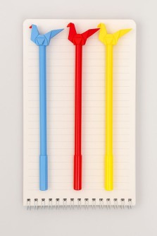 Ручка "Птица-оригами", микс