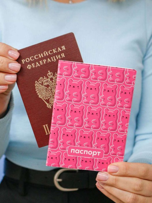 ОБЛОЖКА ДЛЯ ПАСПОРТА «Teddy», плотность 600 мкм 
