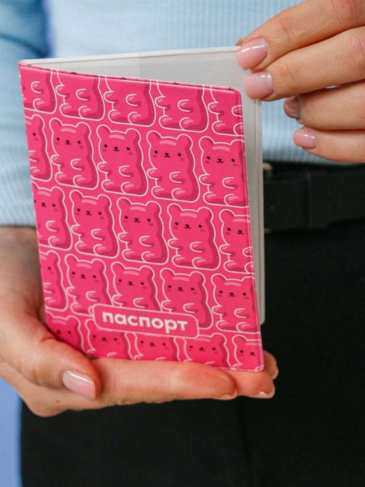 ОБЛОЖКА ДЛЯ ПАСПОРТА «Teddy», плотность 600 мкм 