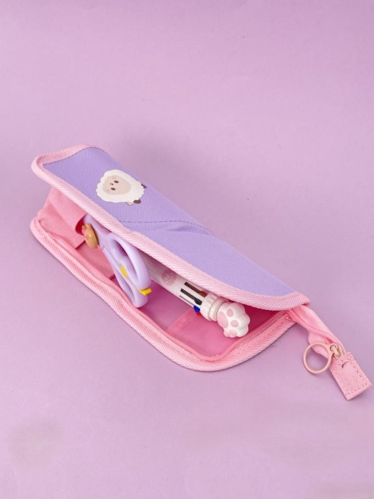 Пенал &quot;Forest friends&quot;, purple (22.7*9.2 см) 