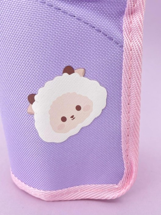 Пенал &quot;Forest friends&quot;, purple (22.7*9.2 см) 