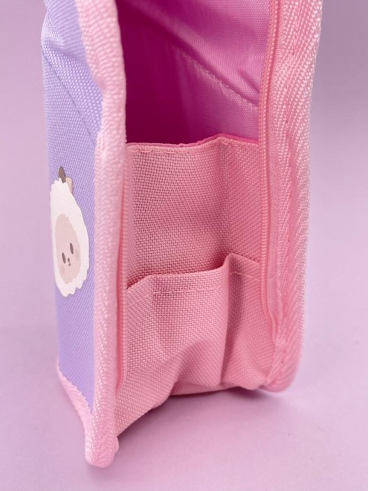 Пенал &quot;Forest friends&quot;, purple (22.7*9.2 см) 