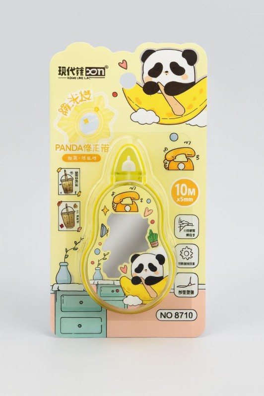 Корректор &quot;Panda and banana&quot;, 10м*5мм, yellow 