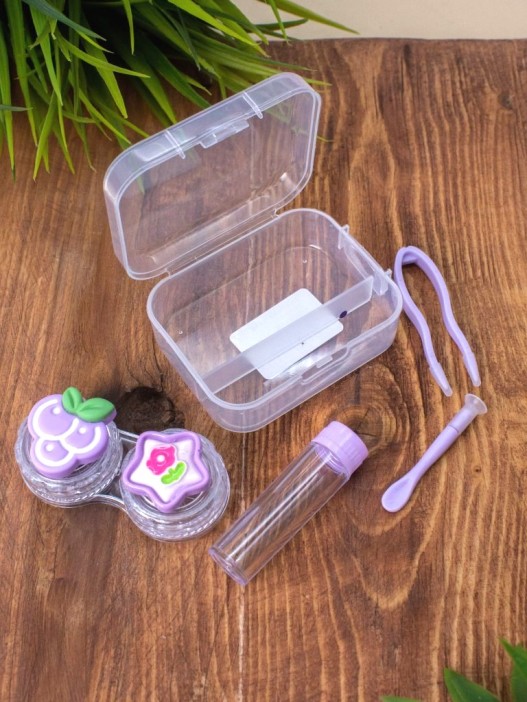 Контейнер для линз &quot;Fruits&quot;, grape 