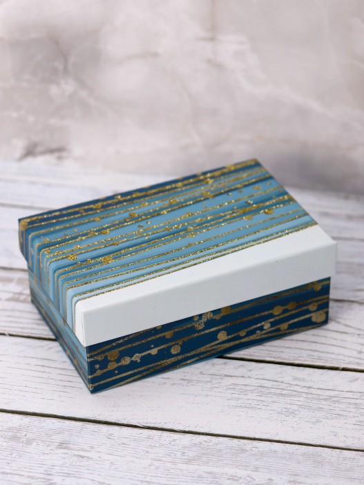 Набор подарочных коробок 3 в 1 «Golden lines», 18*12*7-21*14*8.5-23*16*9.5 