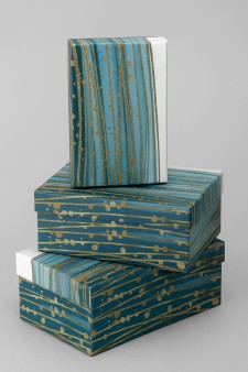 Набор подарочных коробок 3 в 1 «Golden lines», 18*12*7-21*14*8.5-23*16*9.5