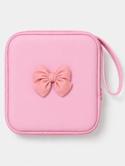 Защитный набор для зарядного устройства iLikeGift "Бантик", розовый (6 предметов)