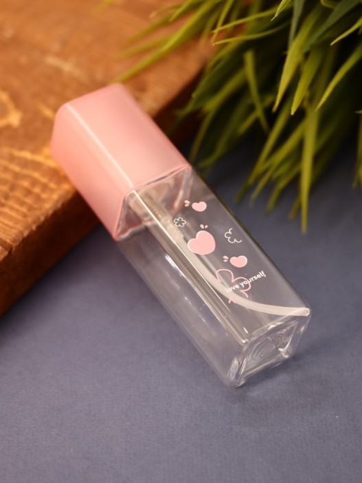 Дорожная бутылочка "Сердце", розовая (50мл) 