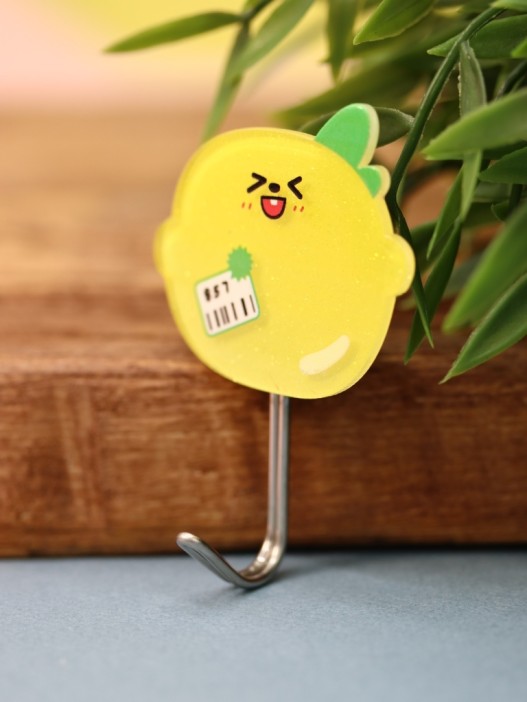 Крючок на липучке «Lemon 857», yellow 