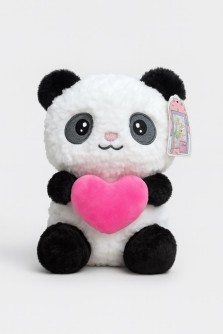 Мягкая игрушка "Panda hearts", pink, 20 см