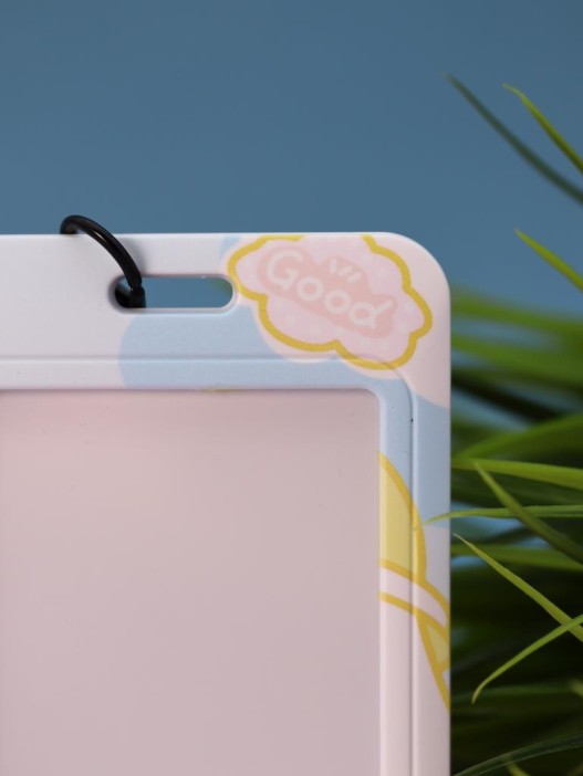 Футляр для карт на ленте &quot;Happy day&quot;, yellow hat 