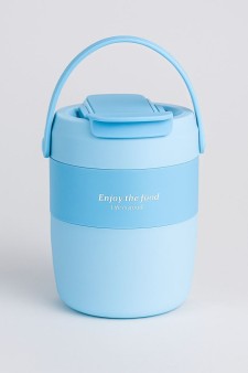 Ланчбокс "Enjoy the food", blue (600 мл)