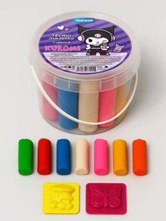 Набор теста для лепки "Куроми" (2 формочки, 7 цветов*30гр)