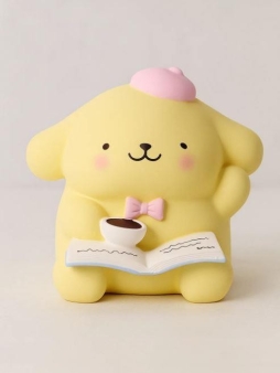 Копилка "Собачка с книгой", розовая