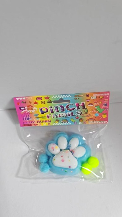 Мялка - антистресс «Нежная Таба ЛАПКА», голубая 