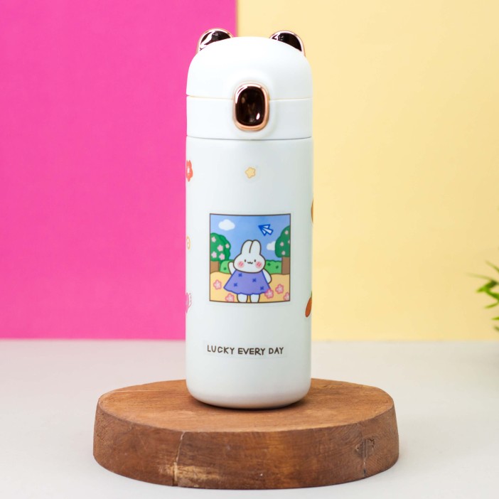 Термос DIY &quot;BEAR + наклейки&quot; (350мл) mix color 