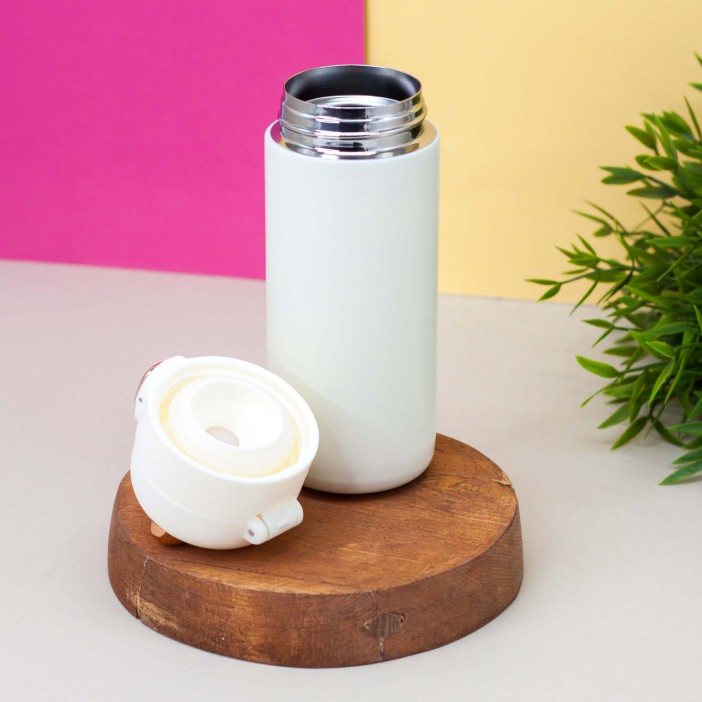 Термос DIY "BEAR + наклейки" (350мл) mix color 