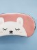 Маска для сна гелевая &quot;Sleeping white bear&quot; pink 
