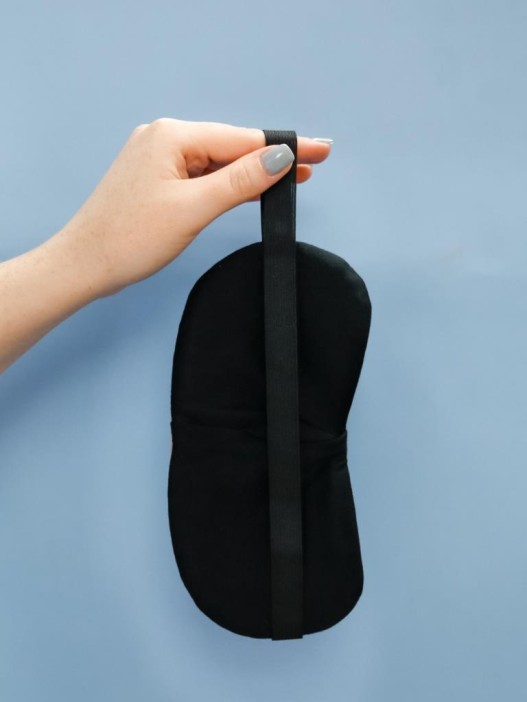 Маска для сна гелевая "Sleeping white bear" pink 