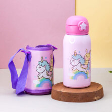 Термос "Cute unicorn", pink (550 ml)