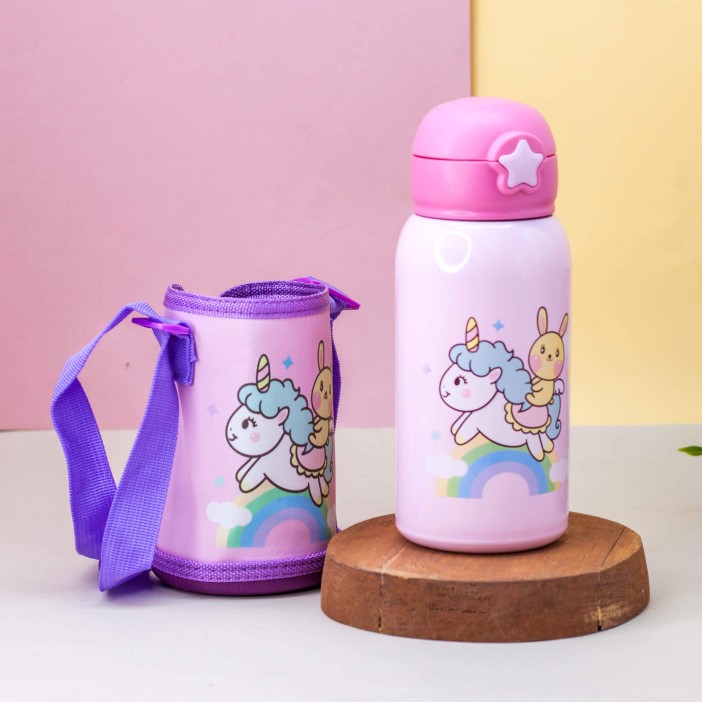 Термос "Cute unicorn", pink (550 ml) 
